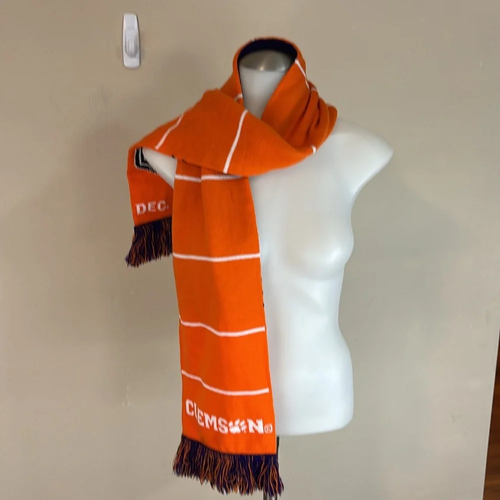 Clemson Tigers Reversible  Cotton Bowl Classic Playoff Semifinal Fringed Scarf
